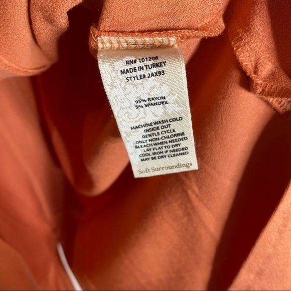 Soft Surroundings- Popover Tunic Top Blouse - Picture 4 of 7